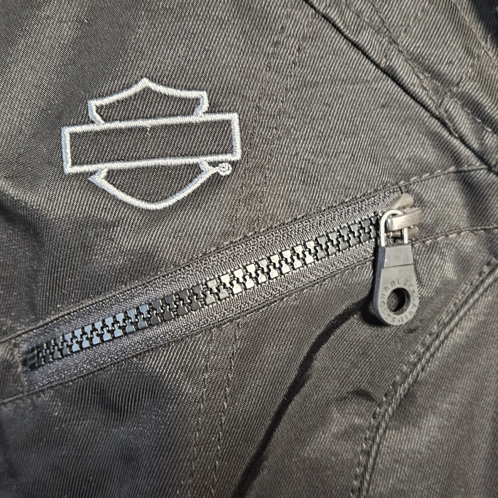 Harley-Davidson Nylon Jacket with Rhinestone Logo. - Picture 11 of 15